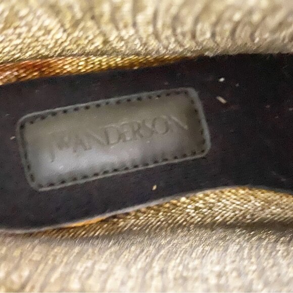 New JW Anderson Chain Glitter Gold Ankle Boots size 36 - Picture 7 of 7
